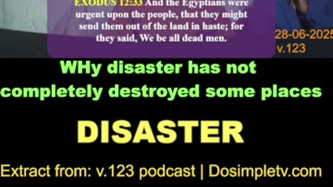 This is why disaster has not destroyed some places