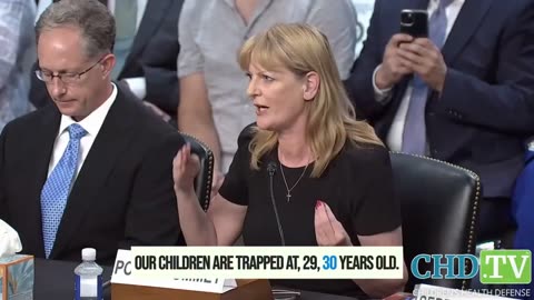 Polly Tommey Our children are trapped They will never pay taxes, need 24hr care Because of 1 vaccine
