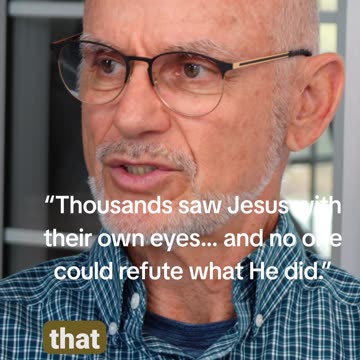 Thousands witnessed Jesus… and no one ever proved Him wrong.”
