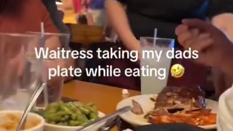 Taking Dad's Food