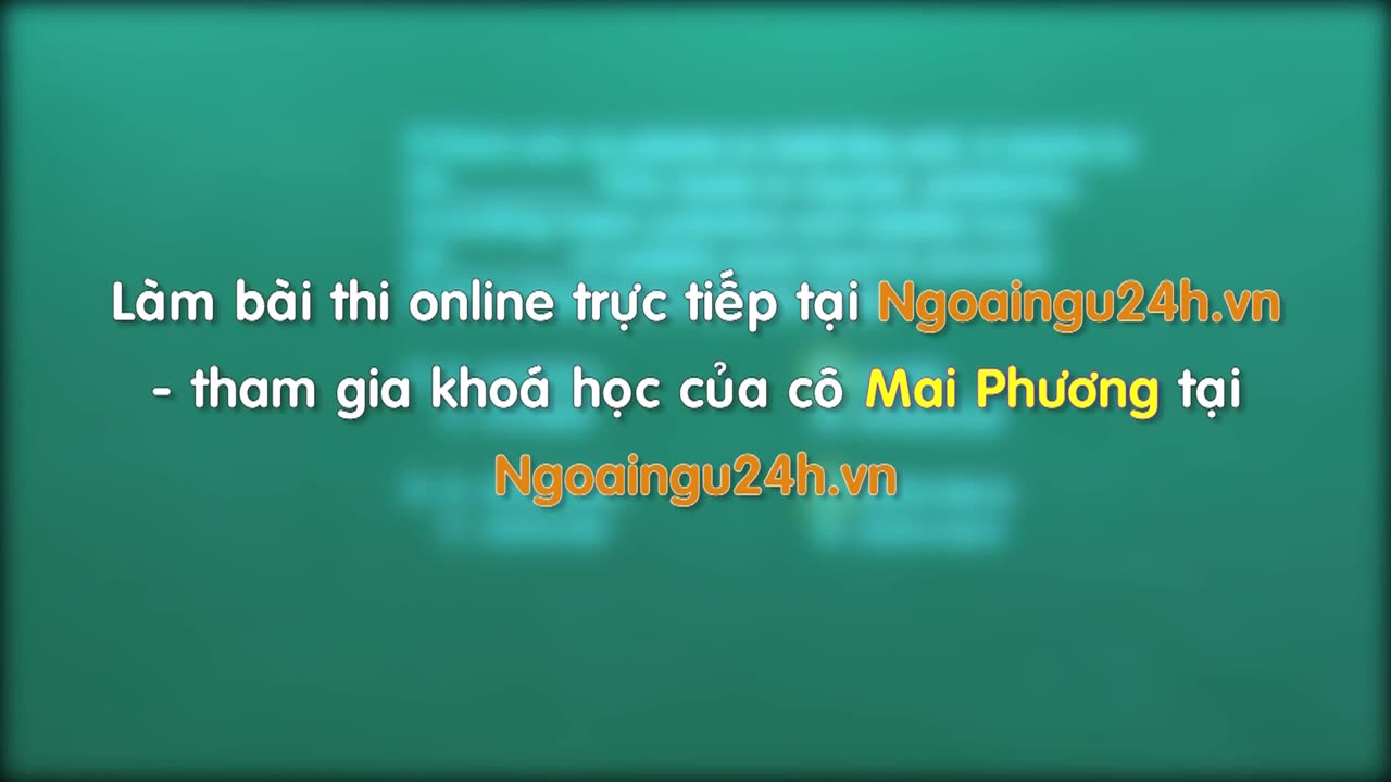 19. Ăn trọn điểm câu hỏi viết lại câu trắc nghiệm (Buổi 2)