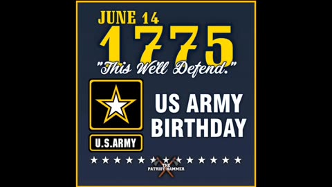 Happy Flag Day & Birthday Army & President Trump