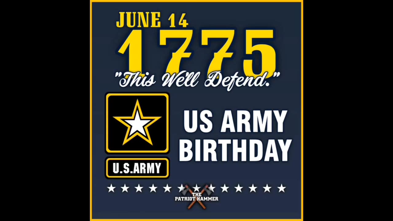 Happy Flag Day & Birthday Army & President Trump