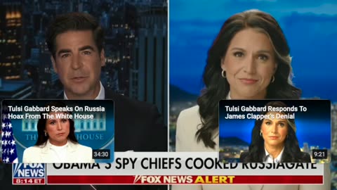 Tulsi Gabbard on Jesse Watters (Fox) : Trump Never Stole The 2016 Election