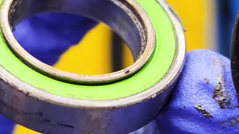 How to remove and disassemble a bicycle crank bearing.