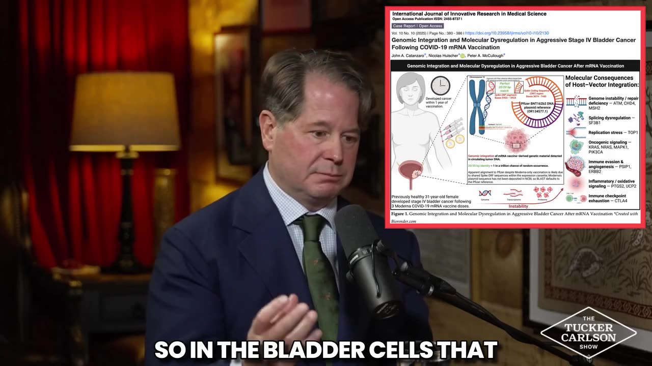 the CV19 injection genetic code integrates into the human genome