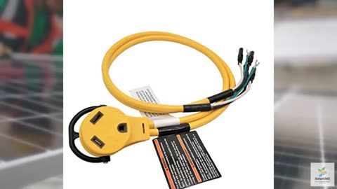 Parkworld 61094Y Inverter Generator Parallel Cord, RV 3-Prong 30A 125V TT-30R Fe