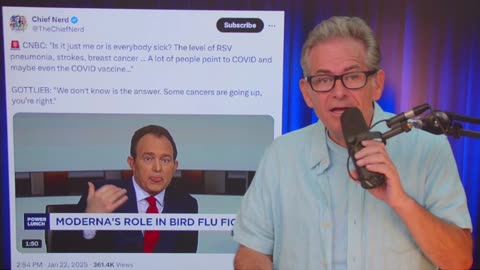 MSNBC Mockingbird Media talks about the weird sudden rise in strokes pneumonia cancers