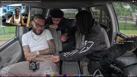 Lil Perfect VLOGS Parking The Car While It’s RAINING To Have a DEEP Car Conversation..It Got Heated