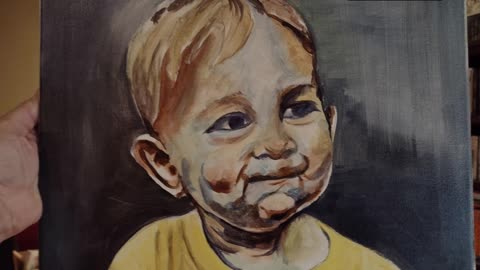 Nicolas (Acrylic) Painting