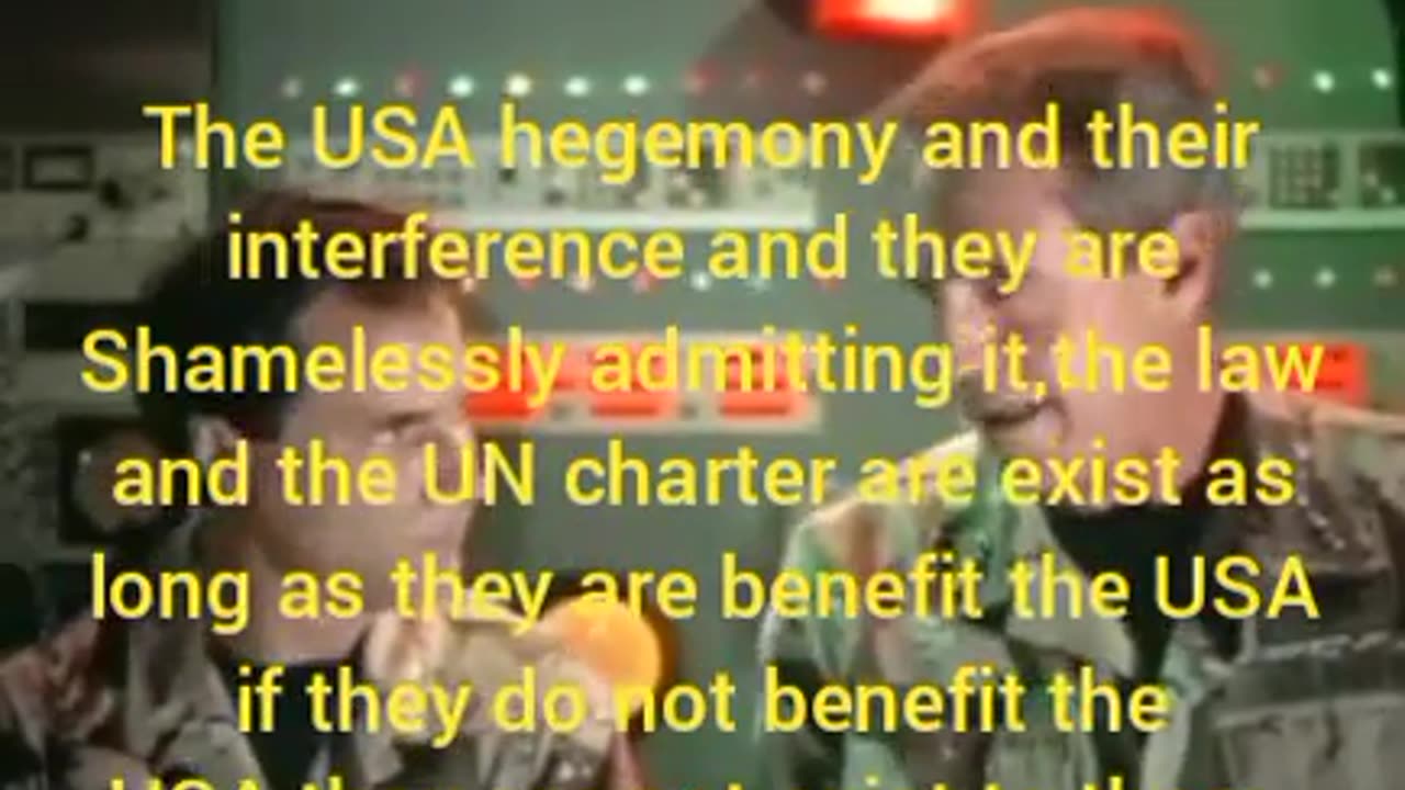 Like what USA doing to Venezuela