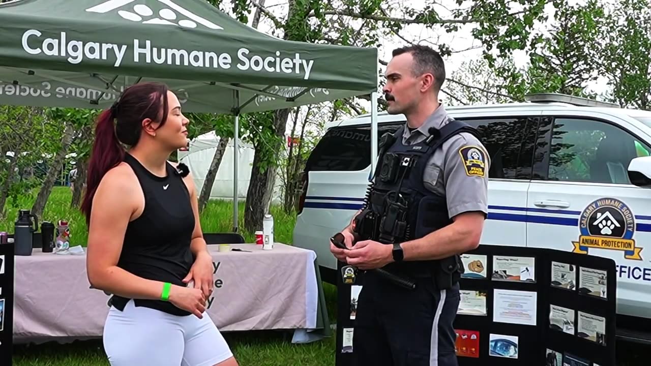 Hundreds of Dogs March Against Animal Cruelty | Dog Jog Calgary