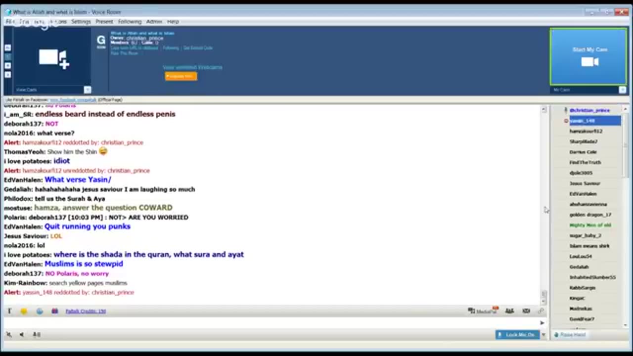 Christian prince Instead of cursing me answer
