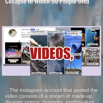 Fact Check: Viral AI Video Does NOT Document A California Aquarium Collapse In Which 50 People Died