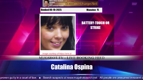 Mugshot TV - Live Arrest Booking Video Stream