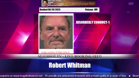 Mugshot TV - Live Arrest Booking Video Stream