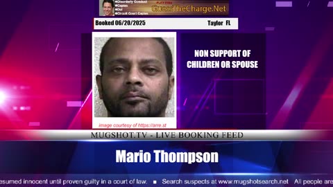 Mugshot TV - Live Arrest Booking Video Stream