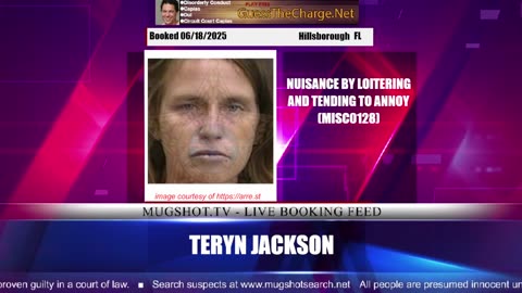 Mugshot TV - Live Arrest Booking Video Stream