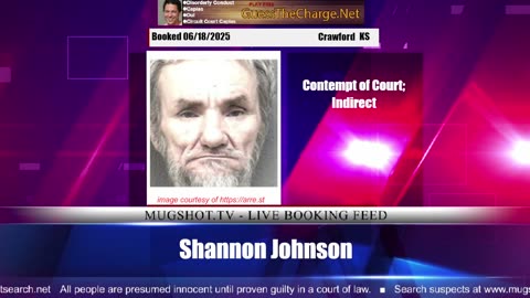 Mugshot TV - Live Arrest Booking Video Stream