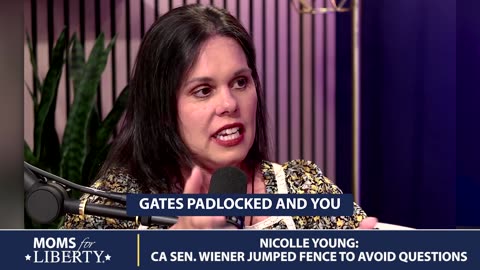 😱 CALIFORNIA Senator Wiener Scales Fence to Avoid a Mom!