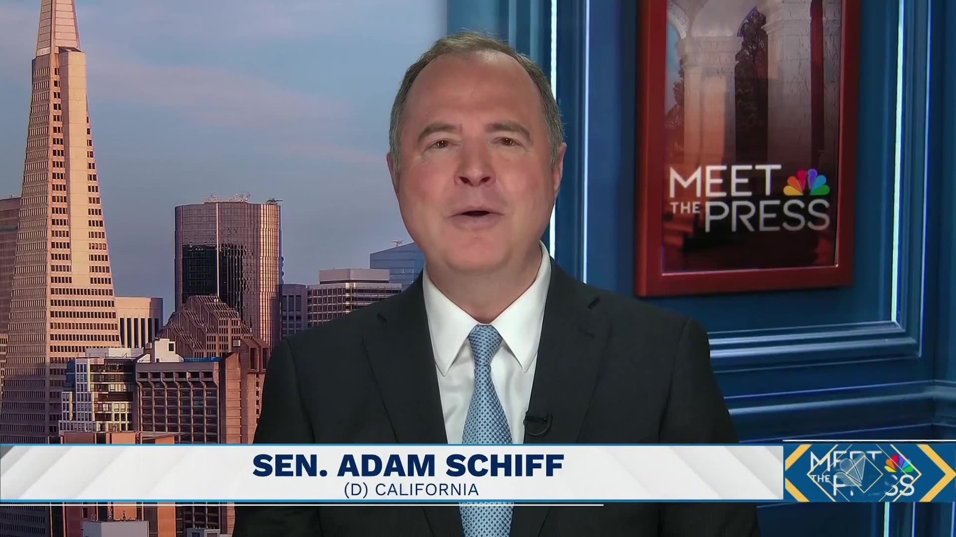Sen Adam Schiff Says Terrorists Bringing Drugs Into U.S Isnt An Armed Assault