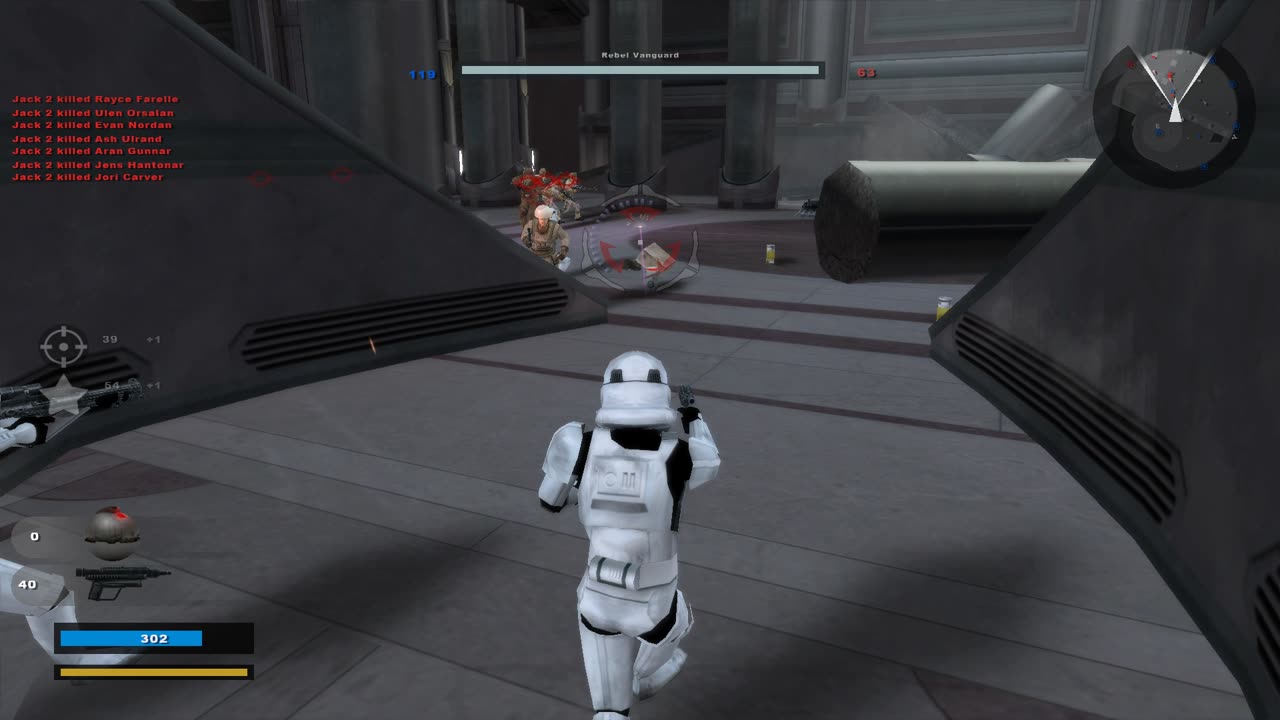 SWBF2 2005: Instant Action Conquest Coruscant Empire Gameplay