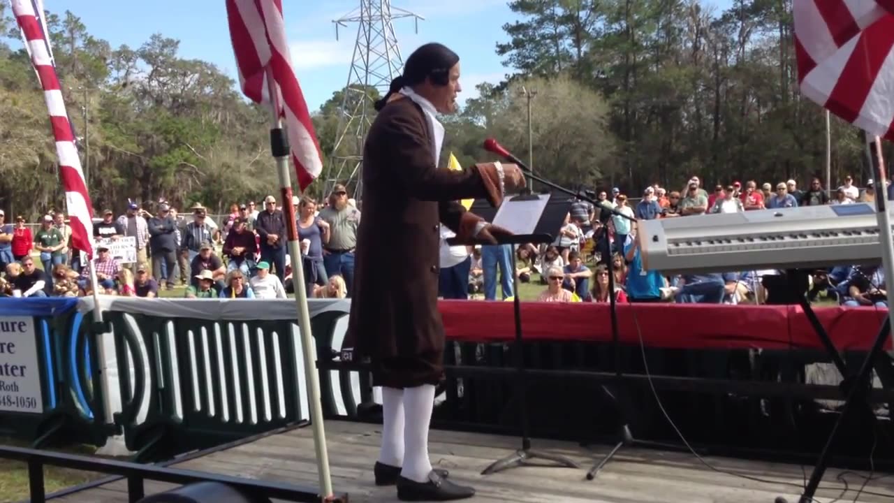 Patrick Henry re-enactment Give me liberty or give me death GRAA