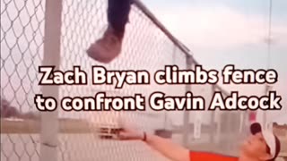 Country musicians Zach Bryan and Gavin Adcock get into altercation pt 1