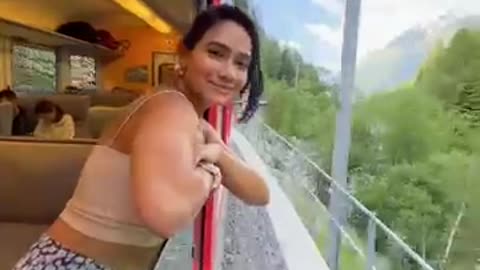 Breaking: I travelled across Switzerland in the most beautiful trains with the b