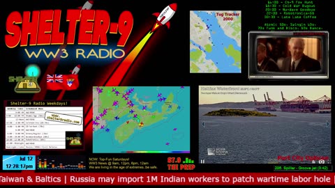 LIVE 24/7 Music/Wx/Prepping/WW3-News