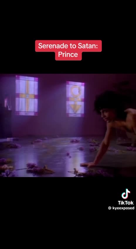 Satanic symbolism and worship-Prince’s music video of The most beautiful girl in the world