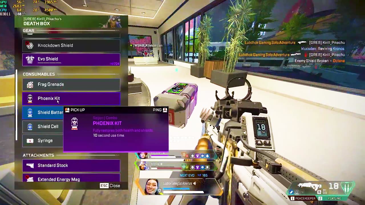 3000 Damage & 13 kills with Conduit in Apex Legends (Yes, the enemies do shoot back 😝)