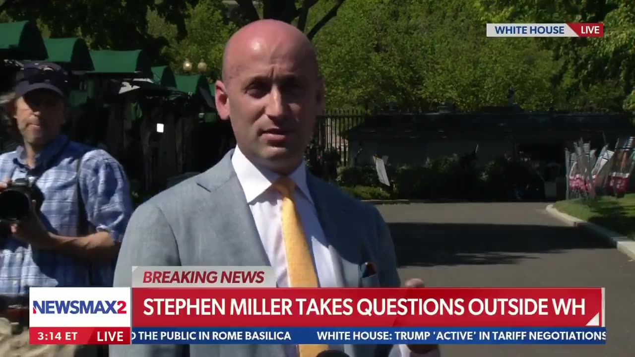 Stephen Miller vs. Reporter.