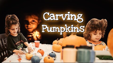Pumpkin Night!! // Painting, Carving, Jack'O'Lanterns, Oh My!!