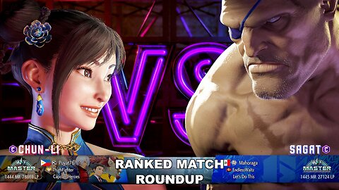 Kuya Kalbo SF6 Ranked Match Roundup. Chun Li Master Rank [Hori Fight Stick]