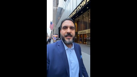 FLYERS: / in front of trump tower to protest the misuse of the sonic multiplier manipulator