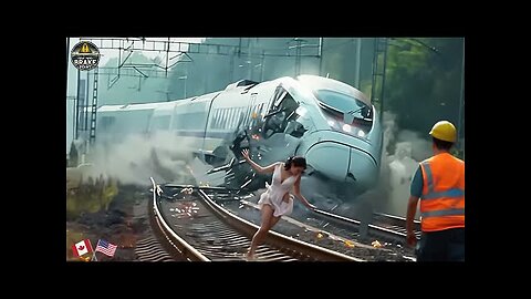 185 SHOCKING Train Collisions & Mistakes Caught on Camera | Idiots in Cars | Best Of 2025