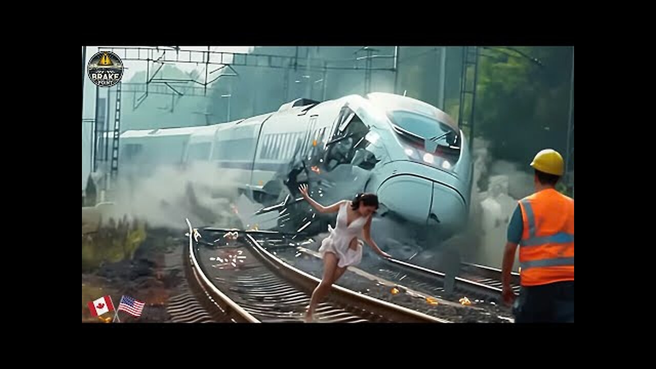 185 SHOCKING Train Collisions & Mistakes Caught on Camera | Idiots in Cars | Best Of 2025