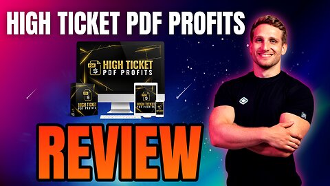 High Ticket PDF Profits Review 🔥All-In-One Done-For-You PDF PROFIT Generating System?