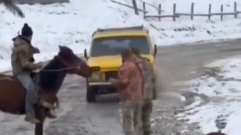 "Ukrainian Enlistment Officer's Shocking Assault: Car Hit and Axe Threat Unveiled"
