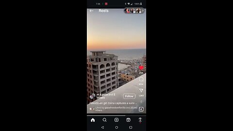 A Gaza Sunset