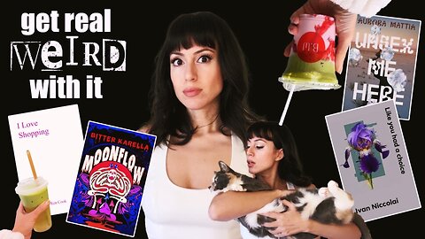 moonshrooms, mythos, melbournians & mallrats | weird books reading vlog | matcha madness