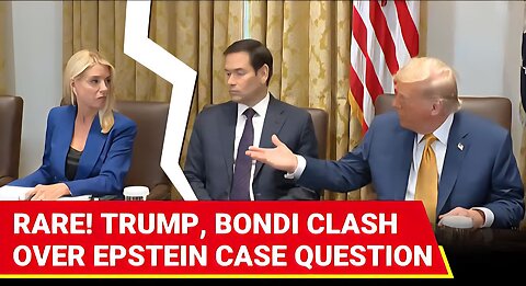 On Cam: Epstein Row Makes Trump 'Nervous'; US President Interrupts Bondi; ‘You Want To Waste Time…’
