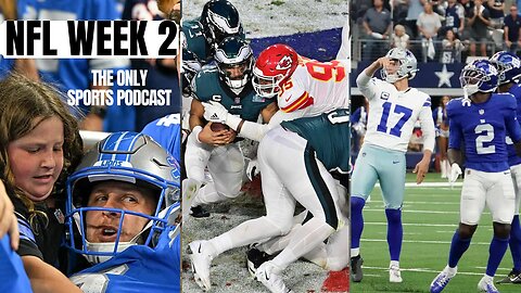 NFL Week 2 | Burrow Out, Lions Back, and Chiefs are 0-2