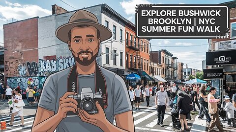 🎨 Walking Bushwick Brooklyn | Summertime Street Vibes NYC