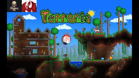 Terraria (PC) Co-Op with Nisidomus - Surviving The First Day