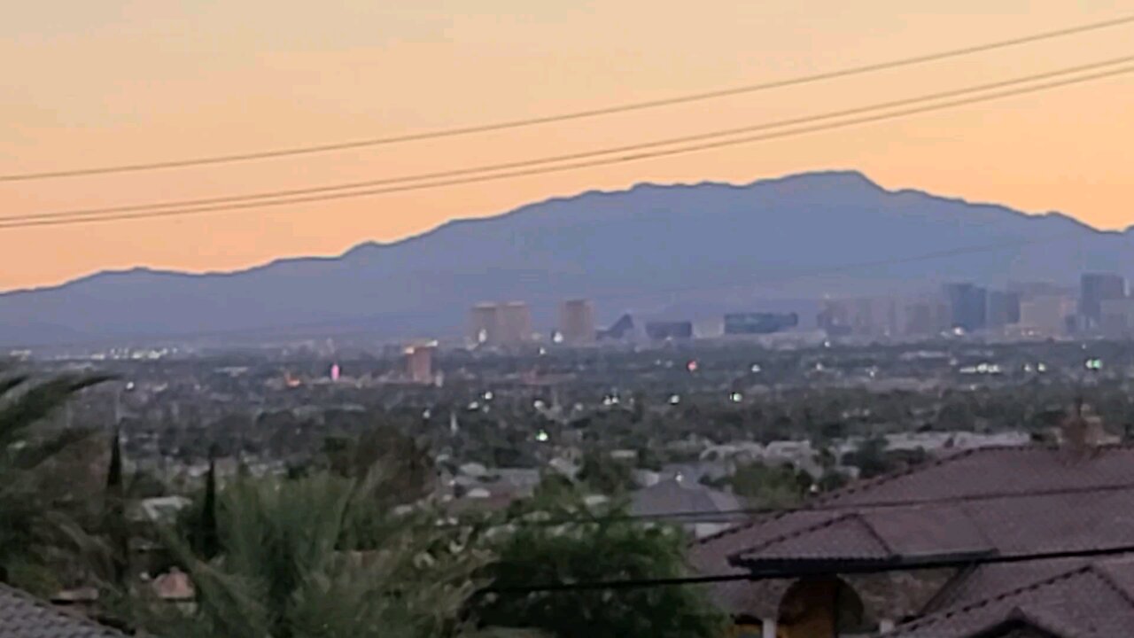 Did you SEE tonight's Las Vegas sunset? Check THIS out! 07.27.2025 #follow #lasvegas #travel #gaming