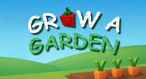 playing grow a garden Roblox