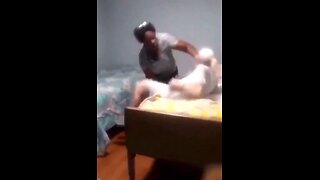 Nurse aide throws woman in bed in nursing home, caught on camera