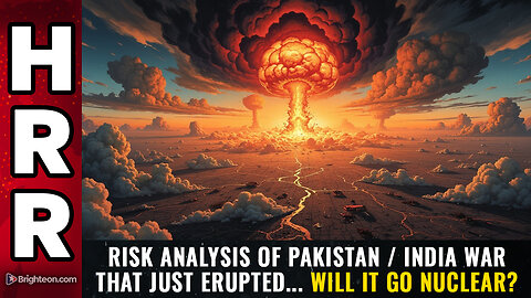 RISK ANALYSIS of Pakistan / India war that just erupted... will it go NUCLEAR?